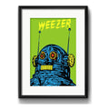 Cuadro Weezer Indie Rock Pop Punk Decoracion Con Paspartú Marco Negro