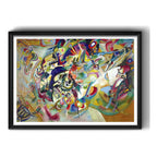 Cuadro Kandinsky Pinturas Arte Abstracto Obras Decoracion Composition Vii Marco Negro