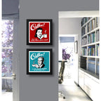 Set 2 Cuadros Café Retro Pop Art Frases Cocina Decoracion