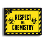 Cuadro Respect The Chemistry Breaking Bad Serie Decoracion Marco Negro