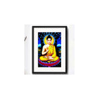 Cuadro Buda Budismo Meditacion Zen Feng Shui Con Paspartu