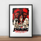 Cuadro El Resplandor The Shining Pelicula Terror B3 Paspartú Marco Negro