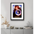 Cuadro Laberinto David Bowie Pelicula 53x43cm Con Paspartú Marco Negro