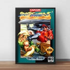Cuadro Street Fighter 2 Juego Retro Game Geek Decoracion