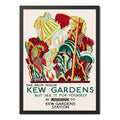 Cuadro Kew Gardens Flower Market Londres Br1 Flores Botanica Marco Negro