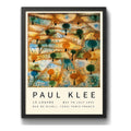 Cuadro Dormitorio Living Paul Klee Abstracto Expo Le Louvre Marco Negro