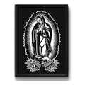 Cuadro Virgen De Guadalupe Blanco Y Negro Tattoo Decoracion