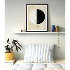 Cuadro Dormitorio Living Hilma Af Klint Buddha Standpoint Marco Negro