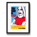 Cuadro Todo Sobre Mi Madre Almodovar 53x43cm Con Paspartú Marco Negro