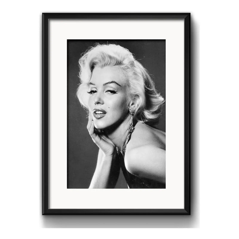 Cuadro Personalizado Con Su Foto Imagen Arte Con Paspartu Marco Negro