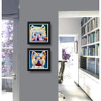 Set 2 Cuadros Perro Pop Art West Highland Mascotas Pet Arte