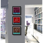 Set 2 Cuadros Formula Quimica Del Café Vino Chocolate Decor
