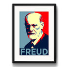 Cuadro Sigmund Freud Pop Art Decoracion Con Paspartú