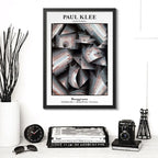 Cuadro Paul Klee Arte Obras Pintor Exposición Decoracion Crystal Gradation Marco Negro