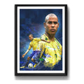 Cuadro Ronaldo Pop Art Fútbol Jugador Brasil Club Decoracion