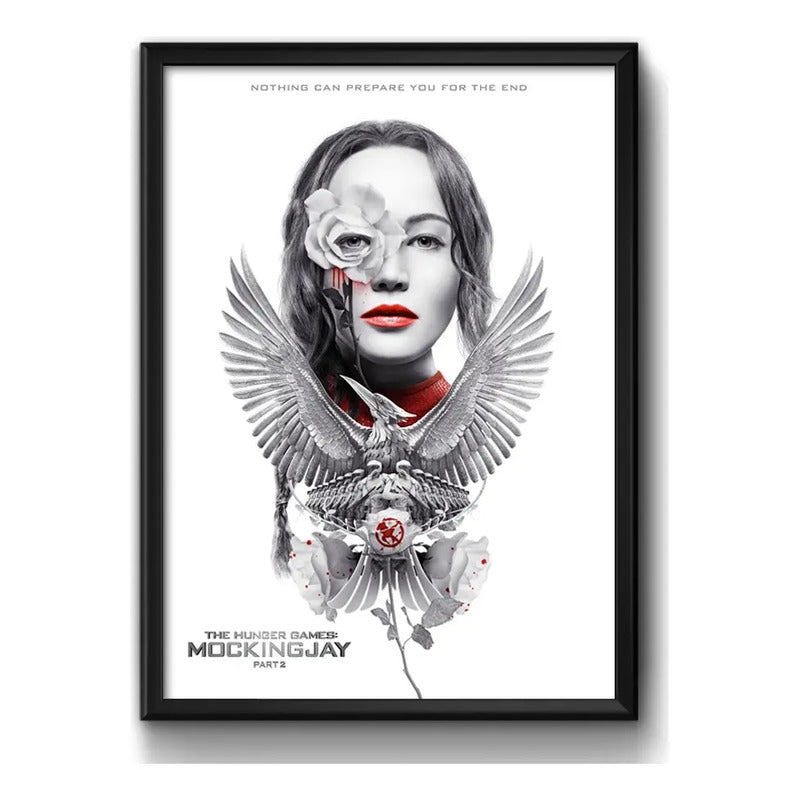 Cuadro The Hunger Games Los Juegos Del Hambre Decoracion Modelo 2 Marco Negro