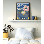 Cuadro Dormitorio Living Hilma Af Klint Arte Infancia N. 1 Marco Negro