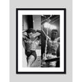 Cuadro Muhammad Ali Motivacional Deporte Boxe Gym Decoracion Marco Negro