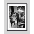 Cuadro Muhammad Ali Motivacional Deporte Boxe Gym Decoracion Marco Negro