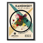 Cuadro Kandinsky Circles Osaka 1923 Exposicion Galeria Arte Marco Negro