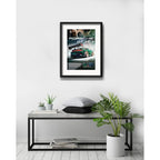 Cuadro Porsche Carrera 911 Gt3 Rs Auto 53x43cm Con Paspartú Marco Negro