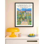 Cuadro Dormitorio Living Versiculo Biblia Corintios 13 Monet Marco Negro