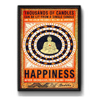 Cuadro Meditacion Buda Happiness Pop Art Zen Yoga Decoracion