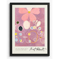 Cuadro Dormitorio Living Hilma Klint Adultez N. 5 Signature Marco Negro