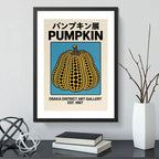 Cuadro Yayoi Kusama Pumpkin Osaka Arte Japones Decoracion Marco Negro