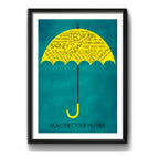 Cuadro How I Met Your Mother Minimalista Frases Serie Tv