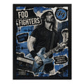 Cuadro Foo Fighters Wasting Light Dave Grohl Rock Vintage Marco Negro