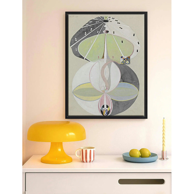 Cuadro Dormitorio Living Hilma Af Klint Árbol Conocimiento 5 Marco Negro