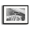 Cuadro Punta Del Este Fotos En Blanco Y Negro Con Paspartú Puente De La Laguna Garzón Con Marco Negro