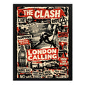 Cuadro The Clash London Calling Punk Rock Musica Decoracion Marco Negro