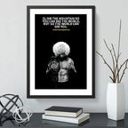 Cuadro Khabib Nurmagomedov Motivacional Deporte Mma Ufc Gym Khabib Frase 1 Marco Negro