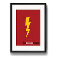 Cuadro The Big Bang Theory Minimalista Serie Tv Con Paspartú Marco Negro