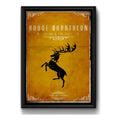Cuadro Casas De Game Of Thrones Juego De Tronos Decoracion