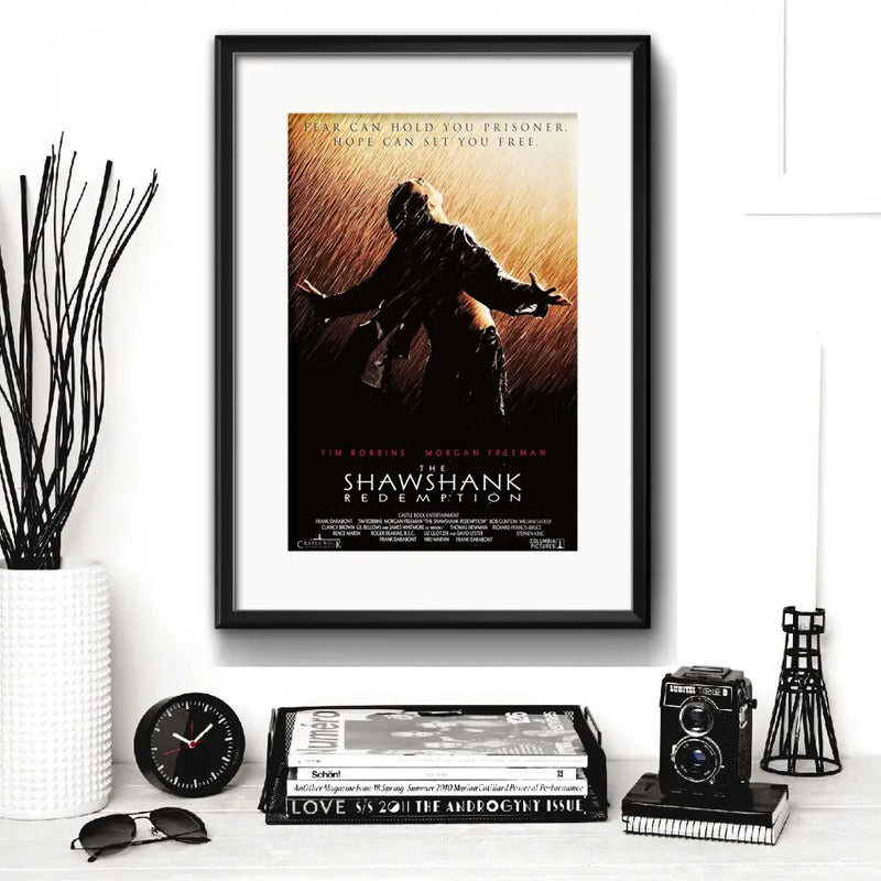 Cuadro Shawshank Redemption Sueño De Libertad Con Paspartu Marco Negro