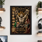 Cuadro Conor Mcgregor Legend Never Dies Deporte Mma Ufc Gym Marco Negro