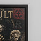 Cuadro The Cult Rock Gótico Album Sonic Temple Arte Vintage Marco Negro