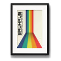 Cuadro Bauhaus Exposicion 1923 Arte Br5 53x43cm Con Paspartú Marco Negro