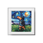 Cuadro Perro Gato Van Gogh Arte Mascotas Decoracion Pet