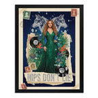 Cuadro Shakira Hips Don't Lie Musica Pop Loba Arte Vintage Marco Negro