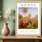 Cuadro Dormitorio Living Monet Granja Bordighera Marco Oak Marco Marrón Claro