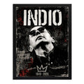 Cuadro Indio Solari Eterno Los Redondos Homenaje Rock Brs2 Marco Negro