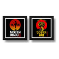 Set 2 Cuadros Cobra Kai Serie Karate Kid Miyagi Gym Decora