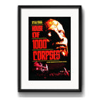 Cuadro House Of 1000 Corpses Pelicula Terror Con Paspartú Marco Negro