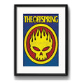 Cuadro The Offspring Punk Rock Decoracion Con Paspartú Marco Negro