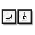 Set 2 Cuadros Pilates Gym Musculacion Gimnasio B2 Decoracion