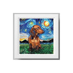 Cuadro Perro Gato Van Gogh Arte Mascotas Decoracion Pet